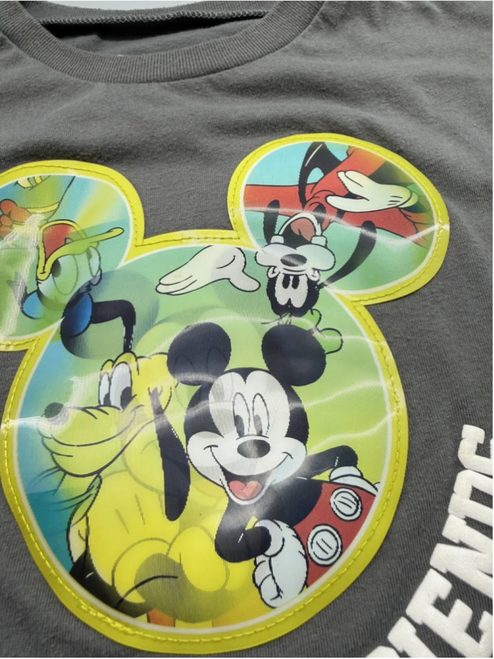 Disney Mickey And Friends T Shirt Kids Size 3T Gray changing image